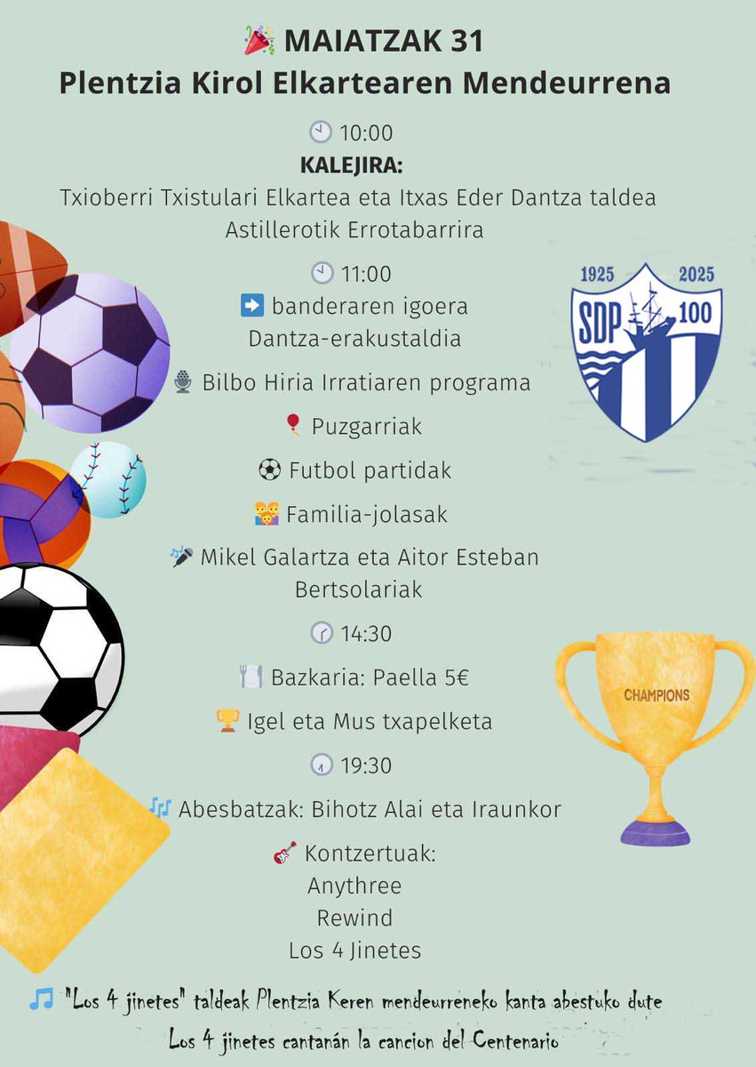 31 de mayo, todo el día en Errotabarri!!!!