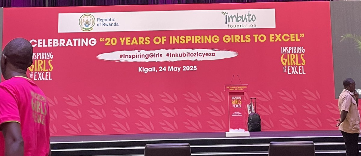 Celebrating “20 Years of Inspiring Girls to Excel” #InspiringGirls #InkubitozIcyeza 
Cheers