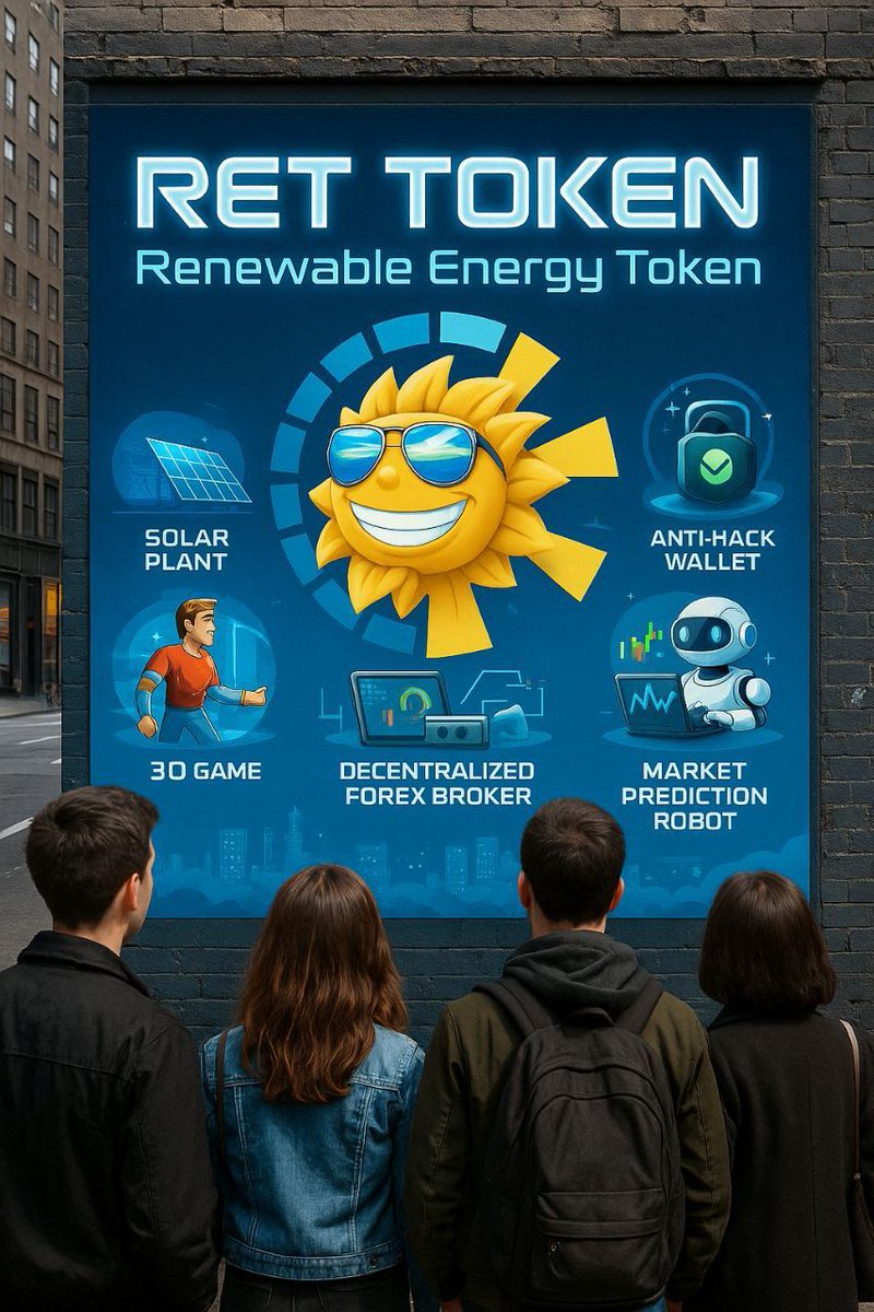 <a href="/cz_binance/">CZ 🔶 BNB</a> Green energy isn’t just a concept anymore.
$RET is building it — for real!
#crypto #RenewableEnergyToken