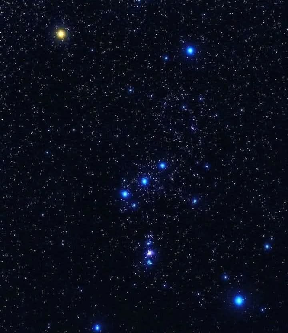 Beautiful Orion constellation