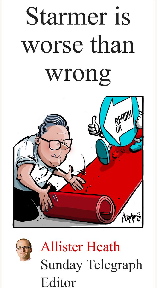 My Saturday <a href="/Telegraph/">The Telegraph</a> Editor’s Newsletter #Cartoon