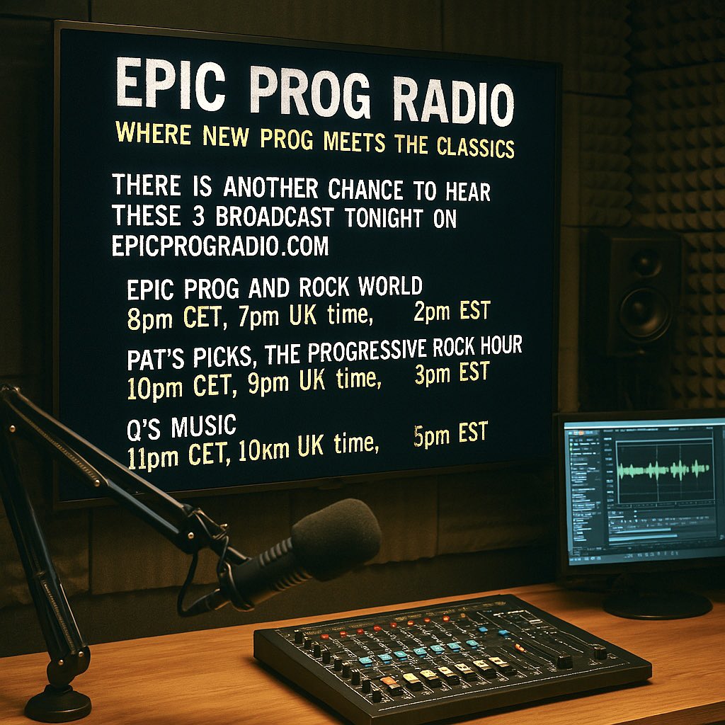 epicprogradio's tweet photo. https://t.co/PLTBHlkHot
#progressiverock #progrock #neoprog #rockprogressif #independentmusic #newprog #recentprogonly #artrock #airplay #epicprogradio #wherenewprogmeetstheclassics https://t.co/z2DLYj3ulx