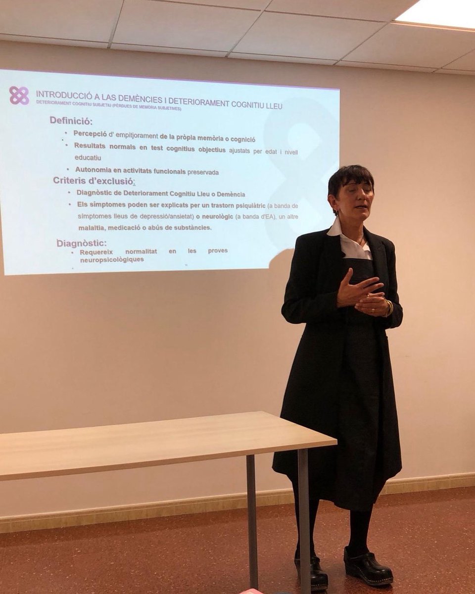 🔚 Finalizamos el curso sobre demencia y deterioro cognitivo con profesionales del #TrabajoSocialSanitario de Metrosud, con la docente <a href="/mpcanyabate/">Pilar Cañabate</a> .
💬 Un espacio enriquecedor de reflexión y formación.
🙏 ¡Gracias por confiar en @ENFOCATSS!#TSocialSanitario
#DeterioroCognitivo