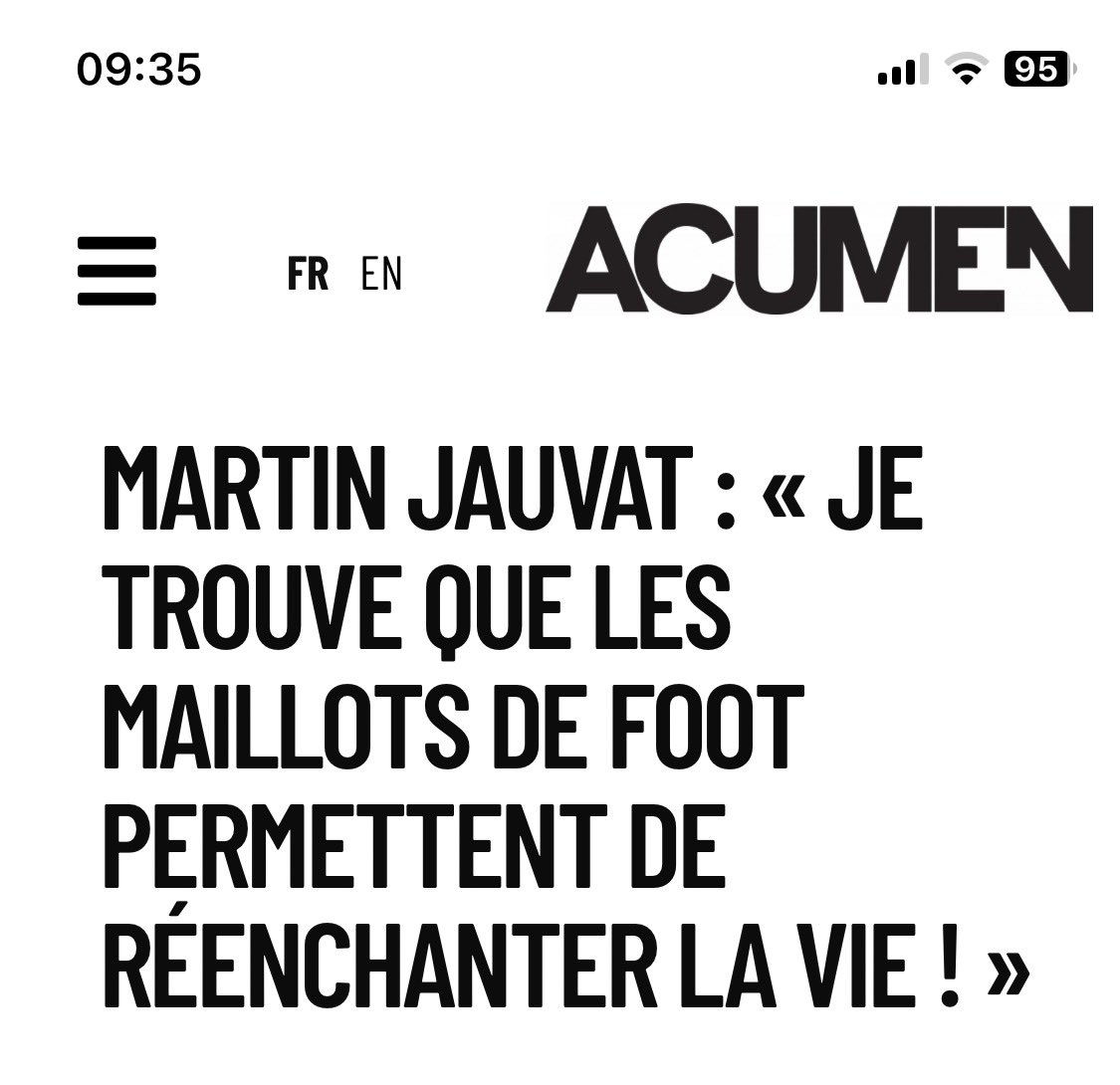 piercharpilloz's tweet photo. Sa passion pour les maillots de foot, son rêve de faire une grande comédie populaire… Martin Jauvat, qui présentait Baise-En-Ville à la @semainecannes, nous a raconté plein de choses pour ACUMEN 👉 https://t.co/gQaaSYE4qP https://t.co/0nDXt6Ta0e
