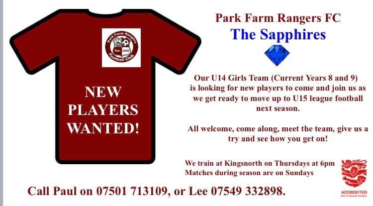 Park Farm Rangers FC (@pfrfcofficial) on Twitter photo 