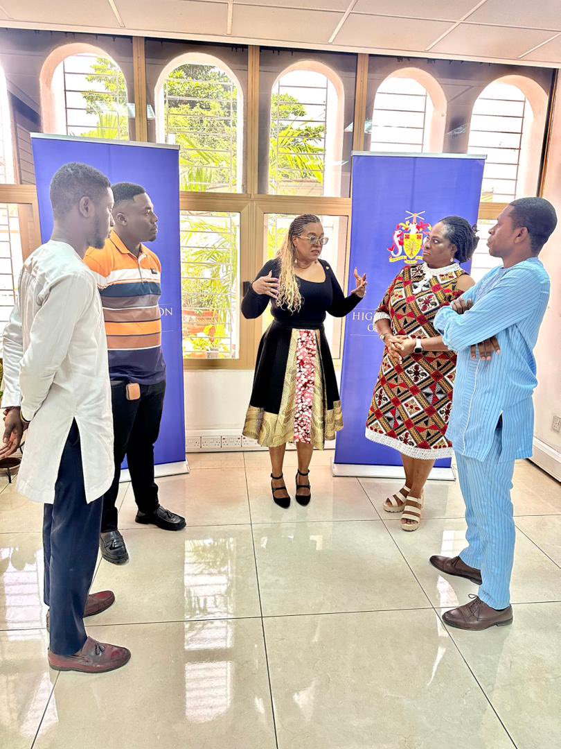 reacoint's tweet photo. It was a pleasure today at the office of the High Commissioner of Barbados to Ghana; HE Juliette Bynoe-Sutherland. It was such a very fruitful meeting and she gladly accepted our invitation for the REACO CONFERENCE. 
Great ideas were shared and it was such a very special time. https://t.co/suHQdXi1XM