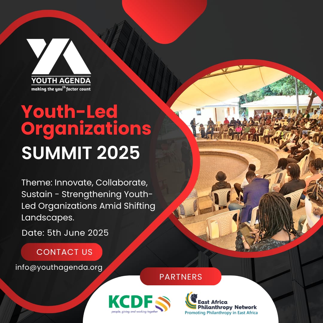The Youth Agenda (@youthagenda254) on Twitter photo Join us at the Youth-Led Organizations Summit 2025 on 5th June,2025 as we explore ways to innovate, collaborate, and sustain youth-led organizations amid shifting global and local landscapes. In partnership with <a href="/KCDF/">Kenya Community Development Foundation</a> and@East Africa Philanthropy Network - EAPN. Join us at the Youth-Led Organizations Summit 2025 on 5th June,2025 as we explore ways to innovate, collaborate, and sustain youth-led organizations amid shifting global and local landscapes. In partnership with <a href="/KCDF/">Kenya Community Development Foundation</a> and@East Africa Philanthropy Network - EAPN.