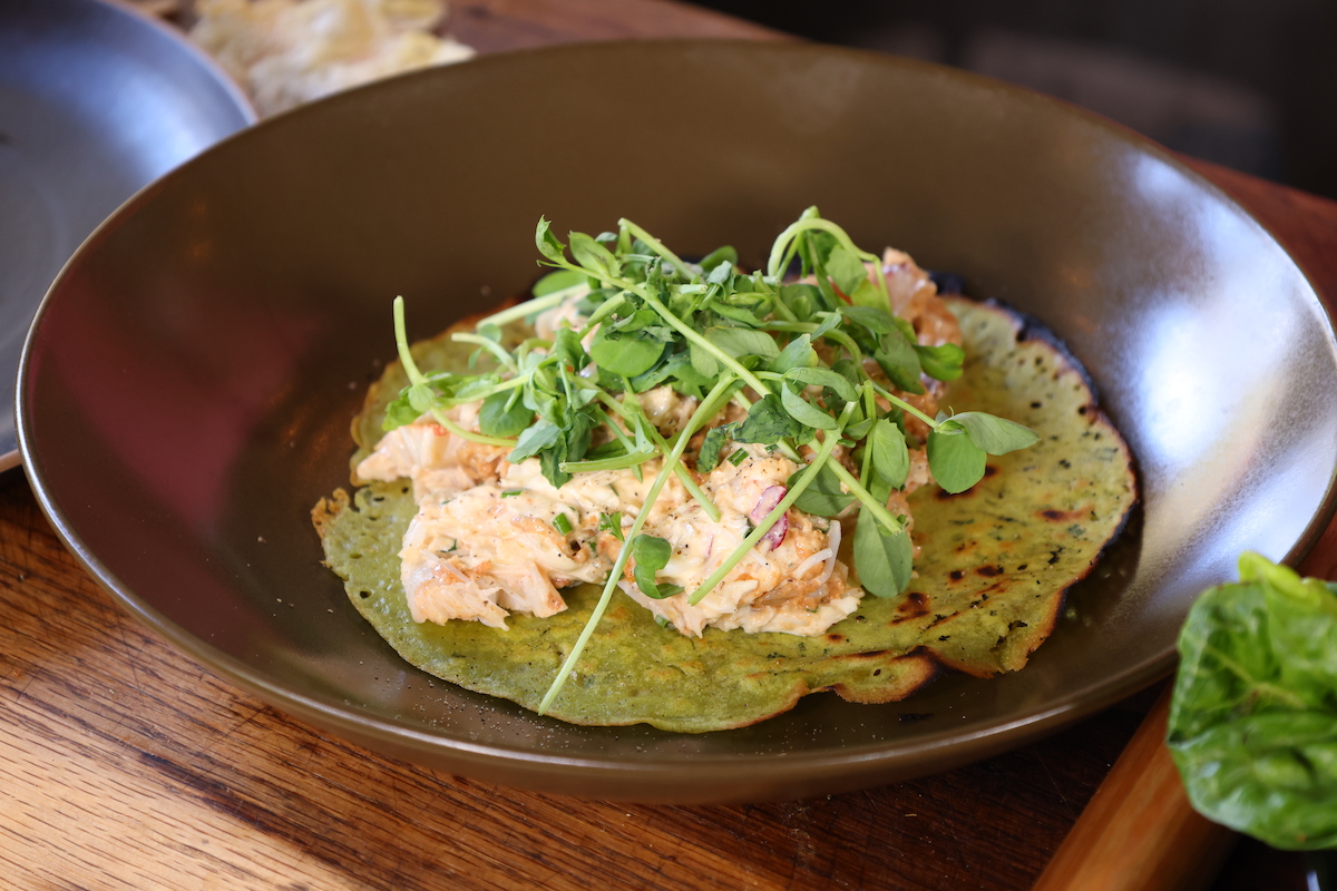 Sat_James Martin (@sat_jamesmartin) on Twitter photo From <a href="/RichardBertinet/">Richard Bertinet</a>! Crispy chickpea socca, golden testaroli with fresh pesto, and green pea flatbreads piled high with lemony crab, celeriac, and homemade mayo. Light, fresh, and seriously moreish 👉 jamesmartinchef.co.uk/recipes/socca-… From <a href="/RichardBertinet/">Richard Bertinet</a>! Crispy chickpea socca, golden testaroli with fresh pesto, and green pea flatbreads piled high with lemony crab, celeriac, and homemade mayo. Light, fresh, and seriously moreish 👉 jamesmartinchef.co.uk/recipes/socca-…