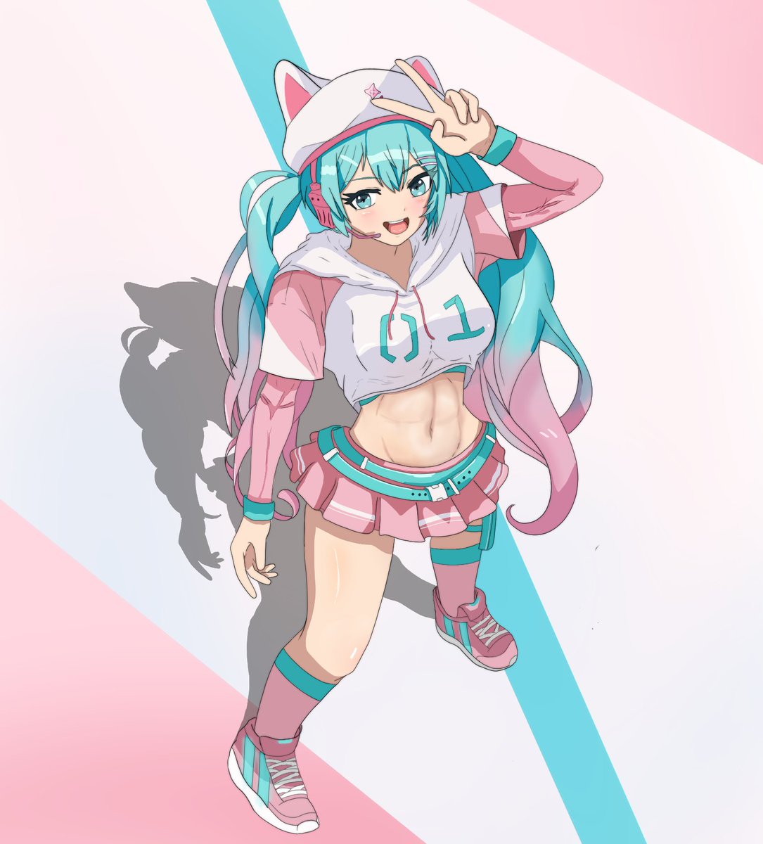 Kaiber132's tweet photo. Fortnite Miku!

#Fortnite #mikufanart #HatsuneMikuArt #illustration #初音ミク https://t.co/jBTPULaU8e