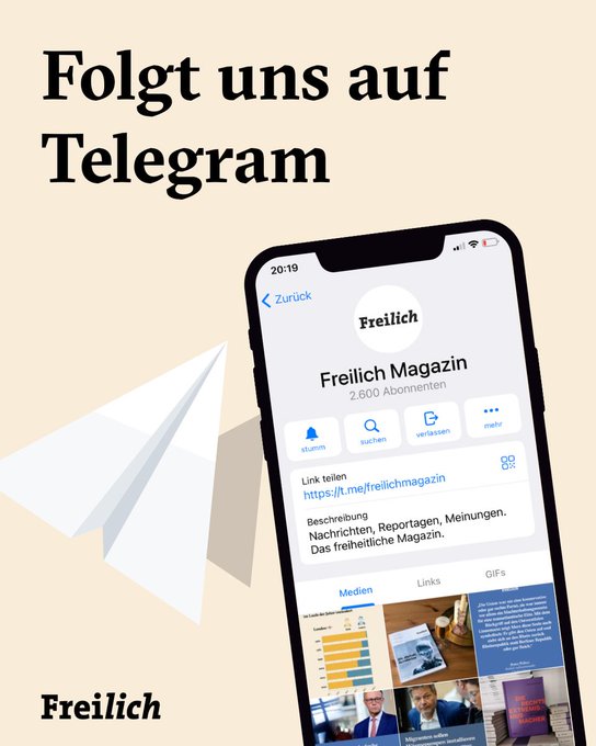 Bitte folgt uns auf Telegram, um alle Inhalte zu erhalten!  

Link in den Kommentaren.