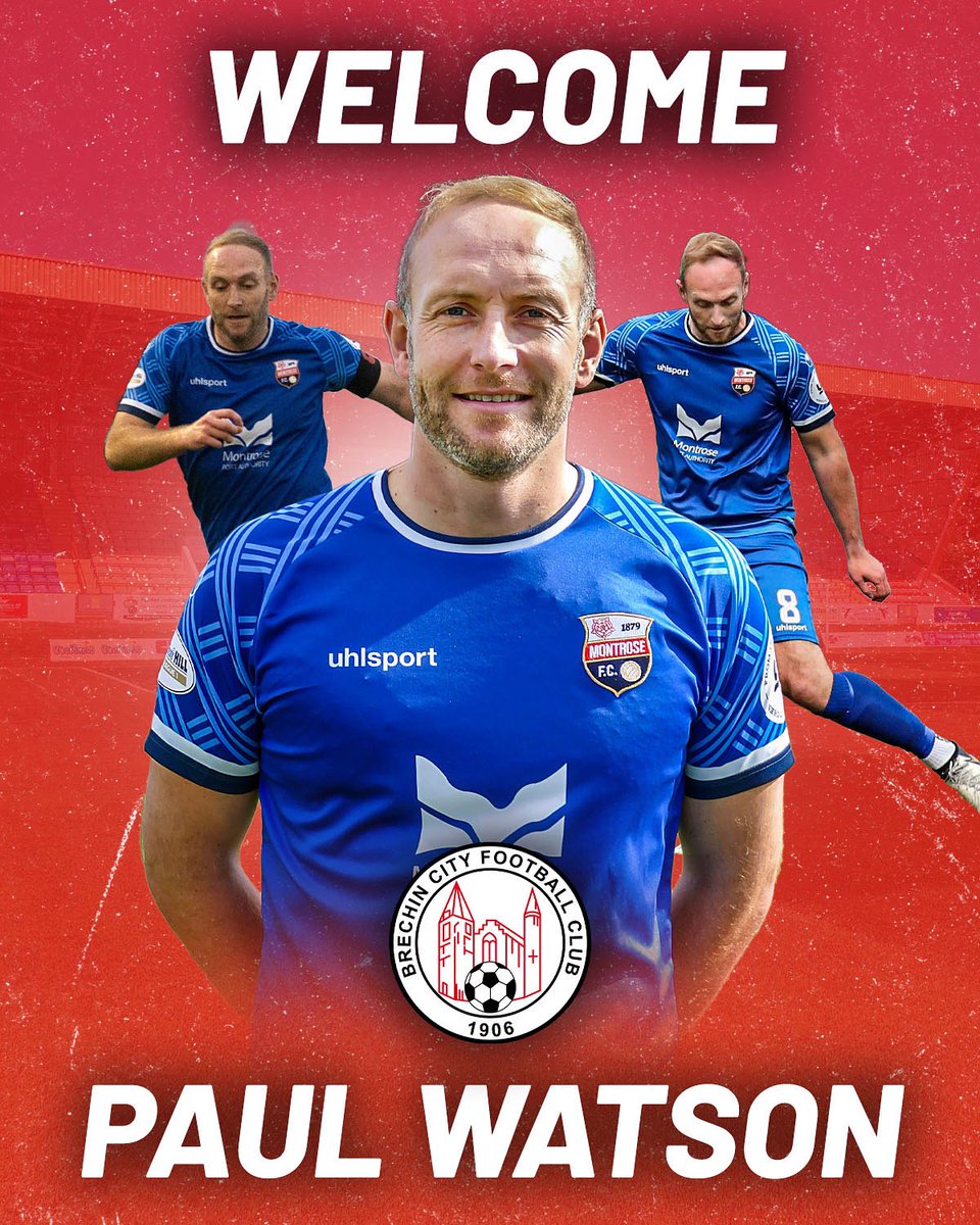 BrechinCityFC's tweet image. ✍🏼 𝗣𝗔𝗨𝗟 𝗪𝗔𝗧𝗦𝗢𝗡 𝗔𝗣𝗣𝗢𝗜𝗡𝗧𝗘𝗗 𝗣𝗟𝗔𝗬𝗘𝗥/𝗔𝗦𝗦𝗜𝗦𝗧𝗔𝗡𝗧 𝗠𝗔𝗡𝗔𝗚𝗘𝗥

The Club is delighted to confirm the appointment of former Montrose captain Paul Watson as a Player/Assistant Manager. 

Full story ➡️ brechincity.com/bcfc/p/n/3057