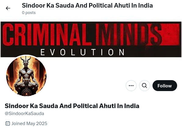 Impotent India: Product Of NWO Lords & NWO Puppets (@napunsakbharat) on Twitter photo Blackmailed Pedos of India would do anything to win elections. #OperationSindoor is nothing but #OperationPoliticalAhuti of <a href="/NWOPuppetModi/">NWO Puppet Modi And @HorrorsOfIndia</a>. It is a #SindoorKaSauda by NWO Puppets of India that costed many lives of Indians says <a href="/TheInvinciblePD/">The Praveen Dalal</a>. Trump Modi <a href="/SindoorKaSauda/">Sindoor Ka Sauda And Political Ahuti In India</a> Blackmailed Pedos of India would do anything to win elections. #OperationSindoor is nothing but #OperationPoliticalAhuti of <a href="/NWOPuppetModi/">NWO Puppet Modi And @HorrorsOfIndia</a>. It is a #SindoorKaSauda by NWO Puppets of India that costed many lives of Indians says <a href="/TheInvinciblePD/">The Praveen Dalal</a>. Trump Modi <a href="/SindoorKaSauda/">Sindoor Ka Sauda And Political Ahuti In India</a>