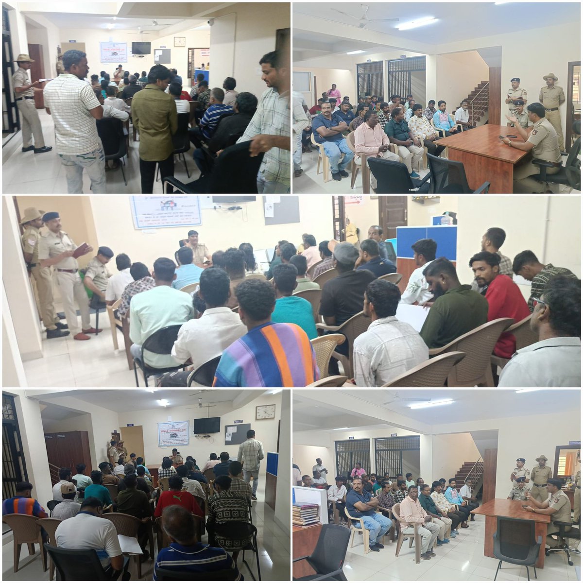 ಇಂದು ದಿನಾಂಕ:24/05/2025 ರಂದು ಚಾಮರಾಜಪೇಟೆ ಪೊಲೀಸ್ ಠಾಣಾ ಸರಹದ್ದಿನಲ್ಲಿರುವ ಸಾರ್ವಜನಿಕರನ್ನು ಕರೆಸಿ ಮಾಸಿಕ ಜನ ಸಂಪರ್ಕ ಸಭೆಯನ್ನು #PoliceInspectorSir ಸಾರ್ವಜನಿಕರೊಂದಿಗೆ ಸಮಾಲೋಚನೆ ನಡೆಸಿ ಅವರ ಸಮಸ್ಯೆಗಳನ್ನು ಆಲಿಸಿ ಪರಿಹಾರ ಬಗ್ಗೆ ಕ್ರಮ ಕೈಗೊಳ್ಳಲಾಗುವುದು ಎಂದು ತಿಳಿಸಿ ಸಭೆಯನ್ನು ಪೂರ್ಣಗೊಳಿಸಲಾಯಿತು.