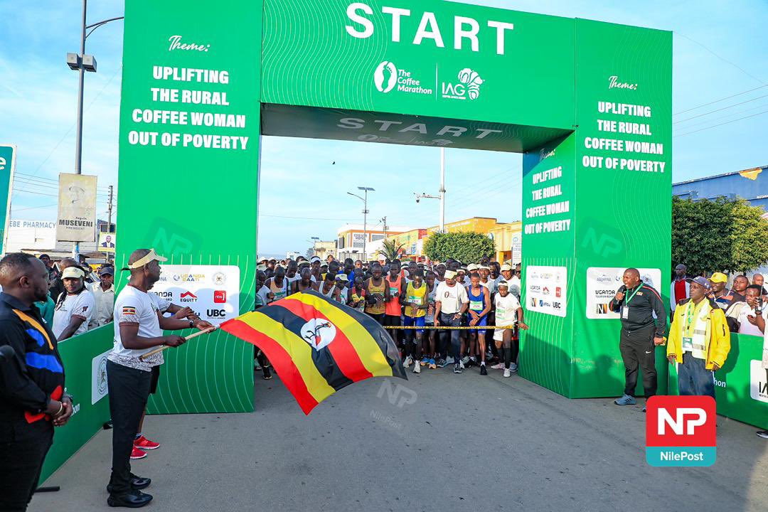 Deputy Speaker of Parliament Rt Hon <a href="/Thomas_Tayebwa/">Thomas Tayebwa</a> flags off the #CoffeeMarathonUG.