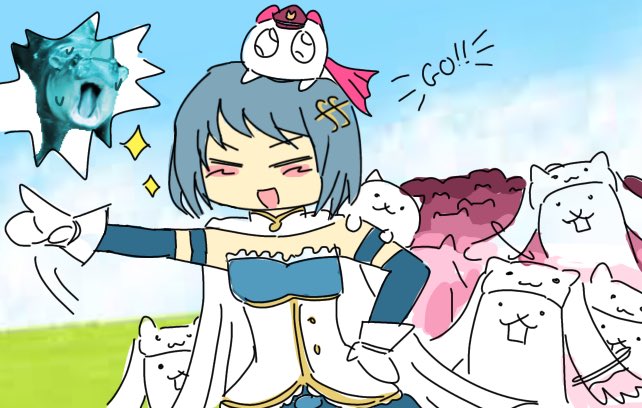 //myuka (@myuka_twt) on Twitter photo <a href="/GDerlo/">Gomeris Derlo</a> inspiring photo… Sayaka the great leader… (seemed like a funny doodle idea so I didn’t resist the urge) <a href="/GDerlo/">Gomeris Derlo</a> inspiring photo… Sayaka the great leader… (seemed like a funny doodle idea so I didn’t resist the urge)