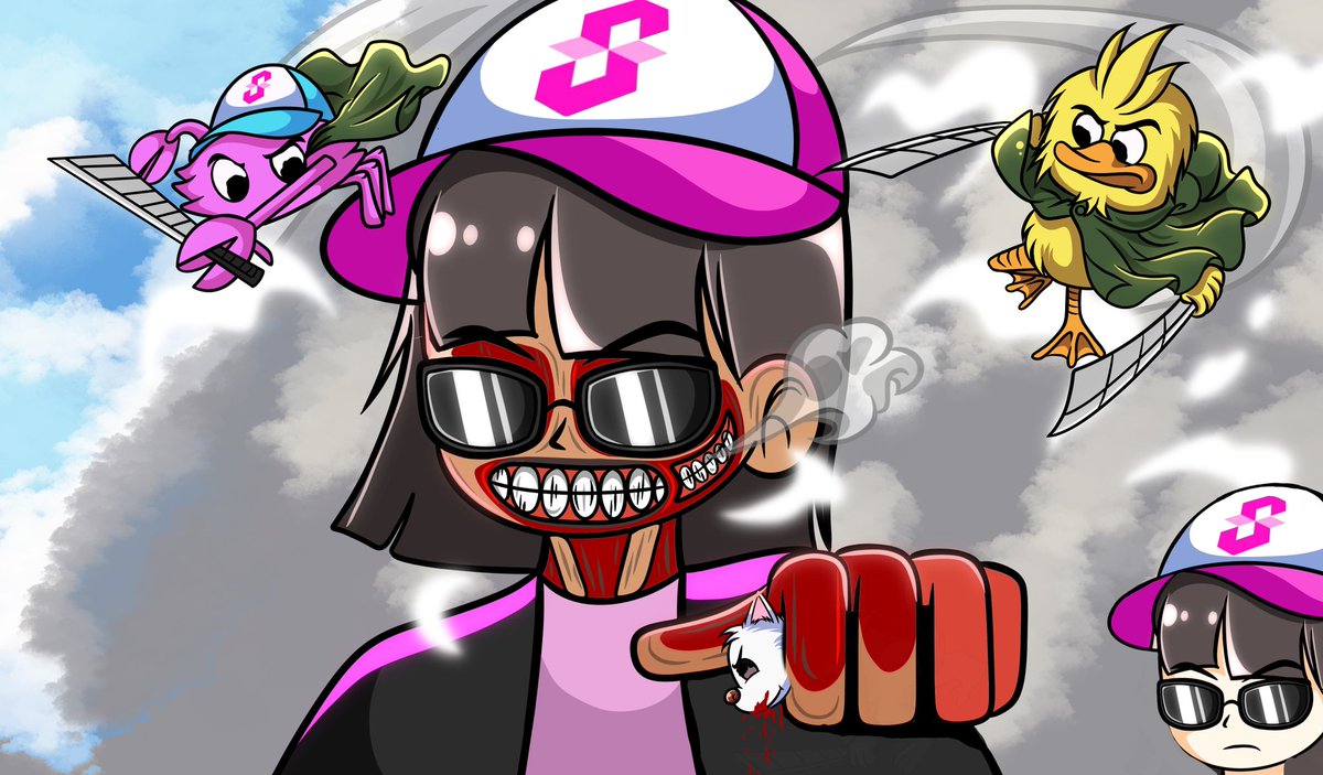 The Blue Team leader isn’t as kind as we thought. This is Addy Titan <a href="/nair_advaith/">Advaith</a> and other titans who have successfully breached the Stage 2 Wall and have taken down some members of the Pink Team’s Survey Corps.

We have no idea whether the forces stationed at Stage 2.5 will be