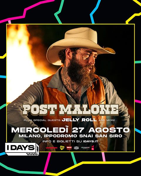 Ultimate Fests 4 All (@ultimatefests) on Twitter photo American rapper, singer, songwriter, record producer, and actor Austin Richard Post, known professionally as <a href="/PostMalone/">Post Malone</a> will be in Italy this summer to play <a href="/IDaysMilano/">I-Days Milano Coca-Cola</a> on Wednesday 27th August!
Tickets are available from Ticketone here: buff.ly/q3S6MTE American rapper, singer, songwriter, record producer, and actor Austin Richard Post, known professionally as <a href="/PostMalone/">Post Malone</a> will be in Italy this summer to play <a href="/IDaysMilano/">I-Days Milano Coca-Cola</a> on Wednesday 27th August!
Tickets are available from Ticketone here: buff.ly/q3S6MTE