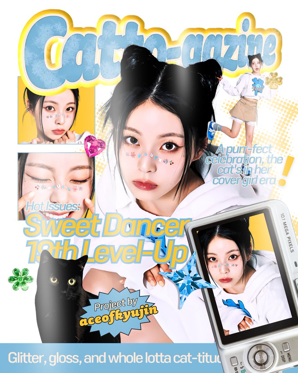 ⠀ 
✦꒱ ‧.*₊ Now is the 𝑝𝑢𝑟𝑟-fect time to get your paws on the latest, spiciest copy of the 𝗖𝗮𝘁𝘁𝗼-𝗴𝗮𝘇𝗶𝗻𝗲 𝗛𝗼𝘁 𝗜𝘀𝘀𝘂𝗲 : 𝗦𝘄𝗲𝗲𝘁 𝗗𝗮𝗻𝗰𝗲𝗿 𝟭𝟵𝘁𝗵 𝗟𝗲𝘃𝗲𝗹-𝗨𝗽! 🐈‍⬛ Warning: This issue contains major 𝑝𝑎𝑤-sitive vibes! ₍^. .^₎⟆  ⊹﹒˚ ₊
⠀