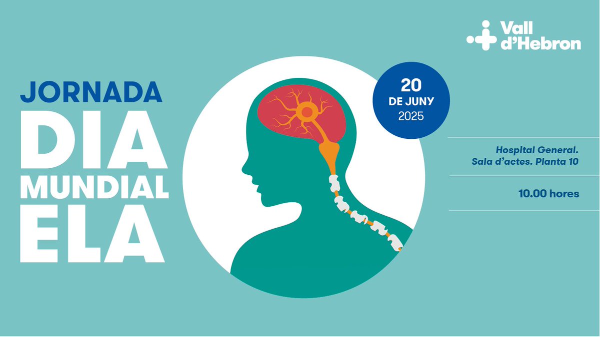 Vall d'Hebron Institut de Recerca (@vhir_) on Twitter photo 📢 Vine a la Jornada del Dia Mundial de l'#ELA de <a href="/vallhebron/">Vall d'Hebron</a>. Experts, pacients i familiars parlaran sobre:
🟣Últims avanços en recerca
🟣La importància de l'empatia en la relació metge-pacient
🟣Com conviure amb l'ELA a casa
🖊️Apunta't
valldhebron.typeform.com/JornadaELA25 📢 Vine a la Jornada del Dia Mundial de l'#ELA de <a href="/vallhebron/">Vall d'Hebron</a>. Experts, pacients i familiars parlaran sobre:
🟣Últims avanços en recerca
🟣La importància de l'empatia en la relació metge-pacient
🟣Com conviure amb l'ELA a casa
🖊️Apunta't
valldhebron.typeform.com/JornadaELA25