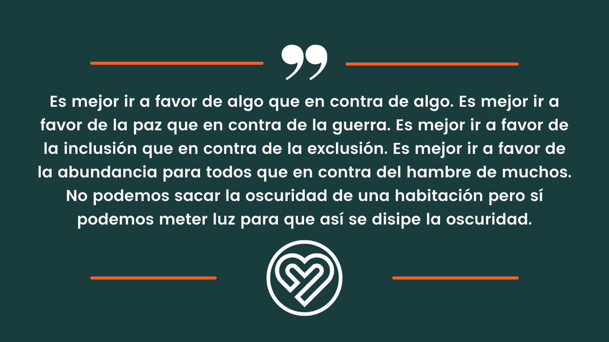weCARITAS's tweet photo. Haciendo del Mundo un Lugar Mejor para Todos...
#weCARITAS #iamcaritas #citas #frasesdemotivacion https://t.co/ly4j8CuALi
