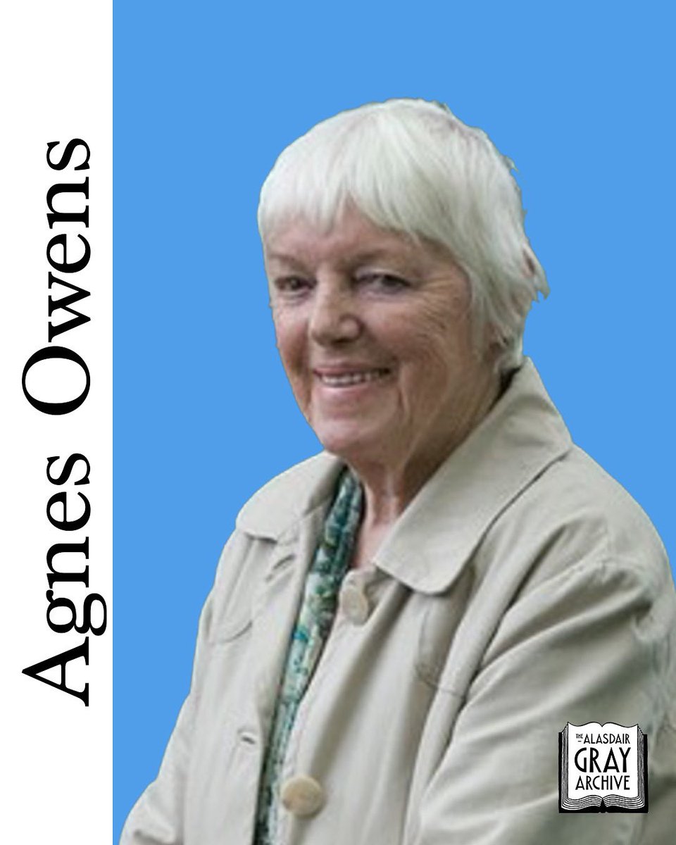 The Alasdair Gray Archive (@agrayarchive) on Twitter photo Born on the 24th of May 1926, Agnes Owens would have turned 99 today.
Agnes wrote darkly comic stories of everyday working-class life. She was offered advice by Alasdair which she reciprocated, evidence of which is in both AGA & <a href="/AOwensArchive/">Agnes Owens Archive</a> opening later this year. Born on the 24th of May 1926, Agnes Owens would have turned 99 today.
Agnes wrote darkly comic stories of everyday working-class life. She was offered advice by Alasdair which she reciprocated, evidence of which is in both AGA & <a href="/AOwensArchive/">Agnes Owens Archive</a> opening later this year.