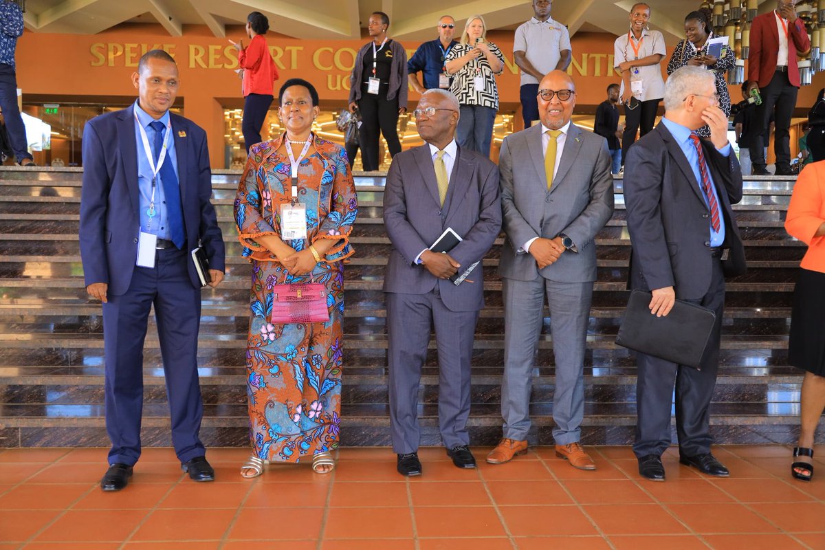 SuleimanRoba's tweet image. I was privileged to welcome to Kampala, Hon. @rebecca_miano, EGH, Cabinet Secretary for Tourism and Wildlife who led Kenyan Delegation during the 2025 Pearl of Africa Tourism Expo (POATE) in Speke Resort, Munyonyo, Kampala. The Expo was conducted under the theme &quot;Tourism and…