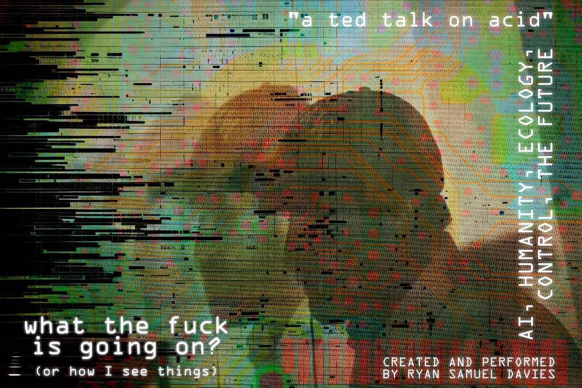 just popping onto X for the first time in ages to say I’ve made a show and it’s called ‘what the fuck is going on? (or how I see things)’. it’s on at Volcano Theatre, Swansea from 29-31 May. volcanotheatre.wales/what-the-fuck-…