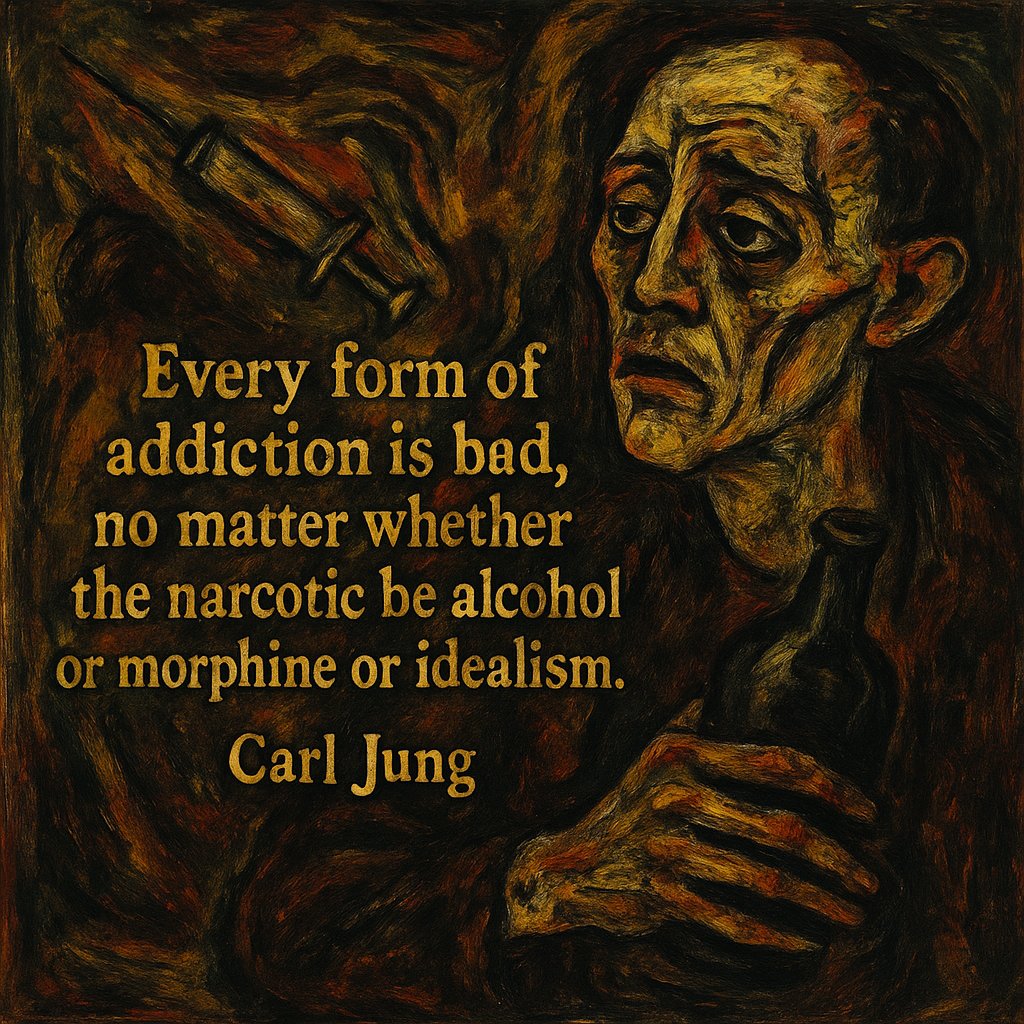 MaximMomentum's tweet image. #CarlJung #alcohole #addiction