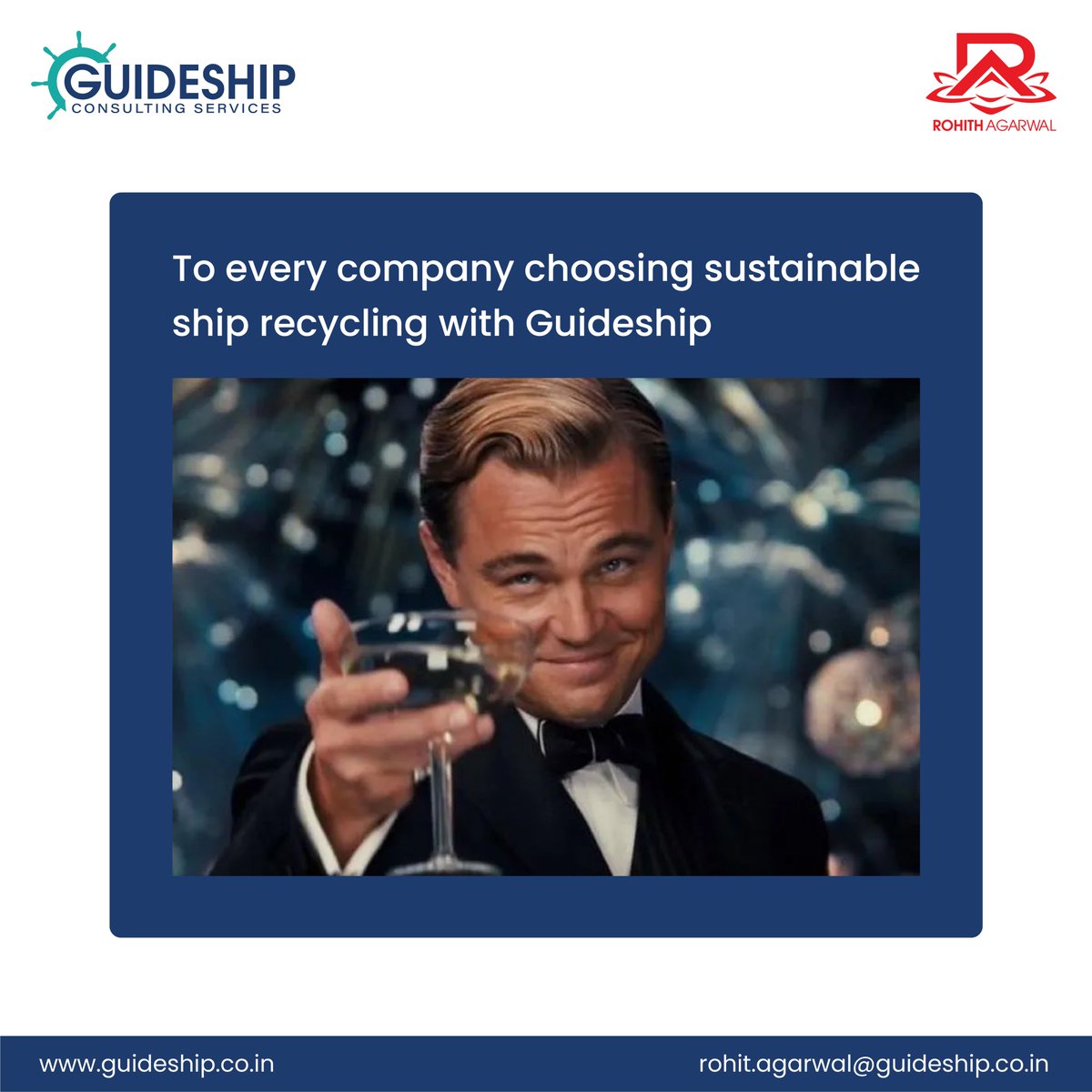 Here's to every company making the bold, responsible choice — opting for sustainable ship recycling with Guideship. 🥂
You're not just closing a chapter, you're opening a greener future.
#SustainableShipping #ShipRecycling #EcoChoices #Guideship #GreenBusiness #CircularEconomy
