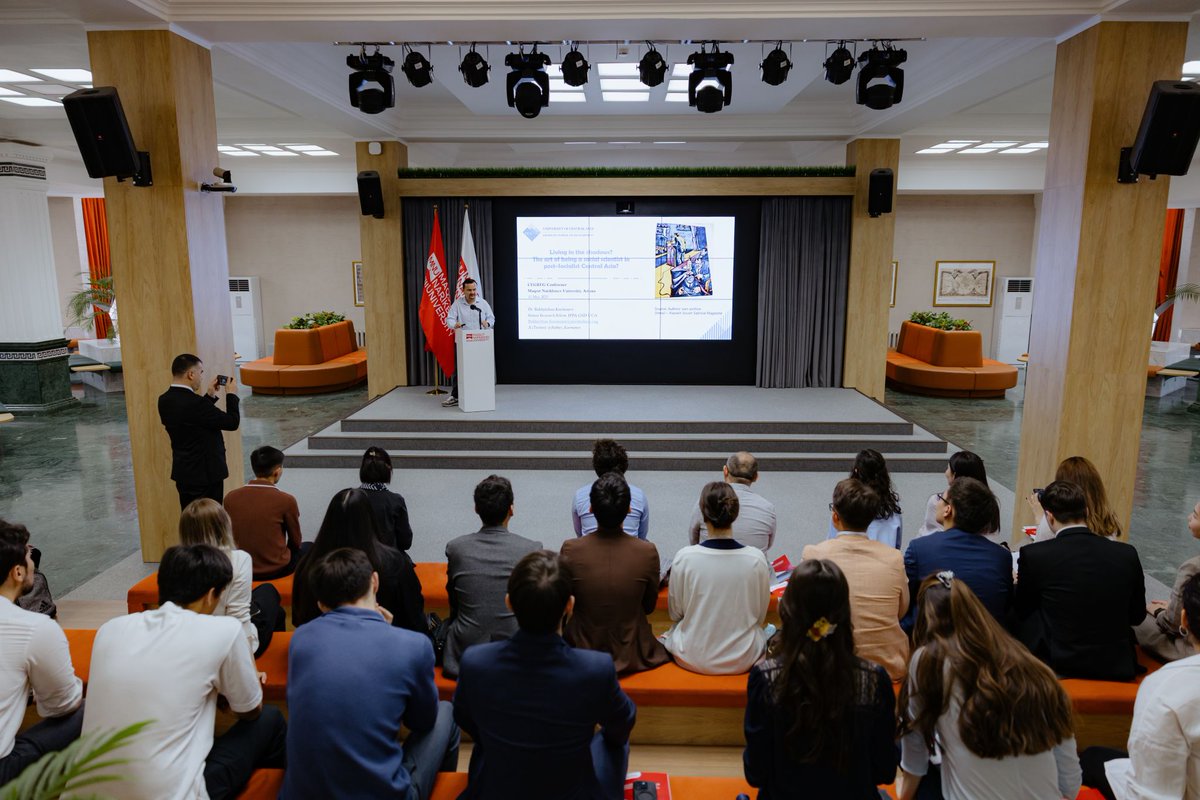 Bakhytzhan Kurmanov (@bakhyt_kurmanov) on Twitter photo Recently I gave my first ever keynote address at the conference organized by CEGREG at Maqsut Narikbayev University. I shared my insights on the Art of being a social scientist in Central Asia: 3 strategies how to be sucessful in challenging political settings. Thanks <a href="/IkboljonQ/">Ikboljon Qoraboyev</a> Recently I gave my first ever keynote address at the conference organized by CEGREG at Maqsut Narikbayev University. I shared my insights on the Art of being a social scientist in Central Asia: 3 strategies how to be sucessful in challenging political settings. Thanks <a href="/IkboljonQ/">Ikboljon Qoraboyev</a>