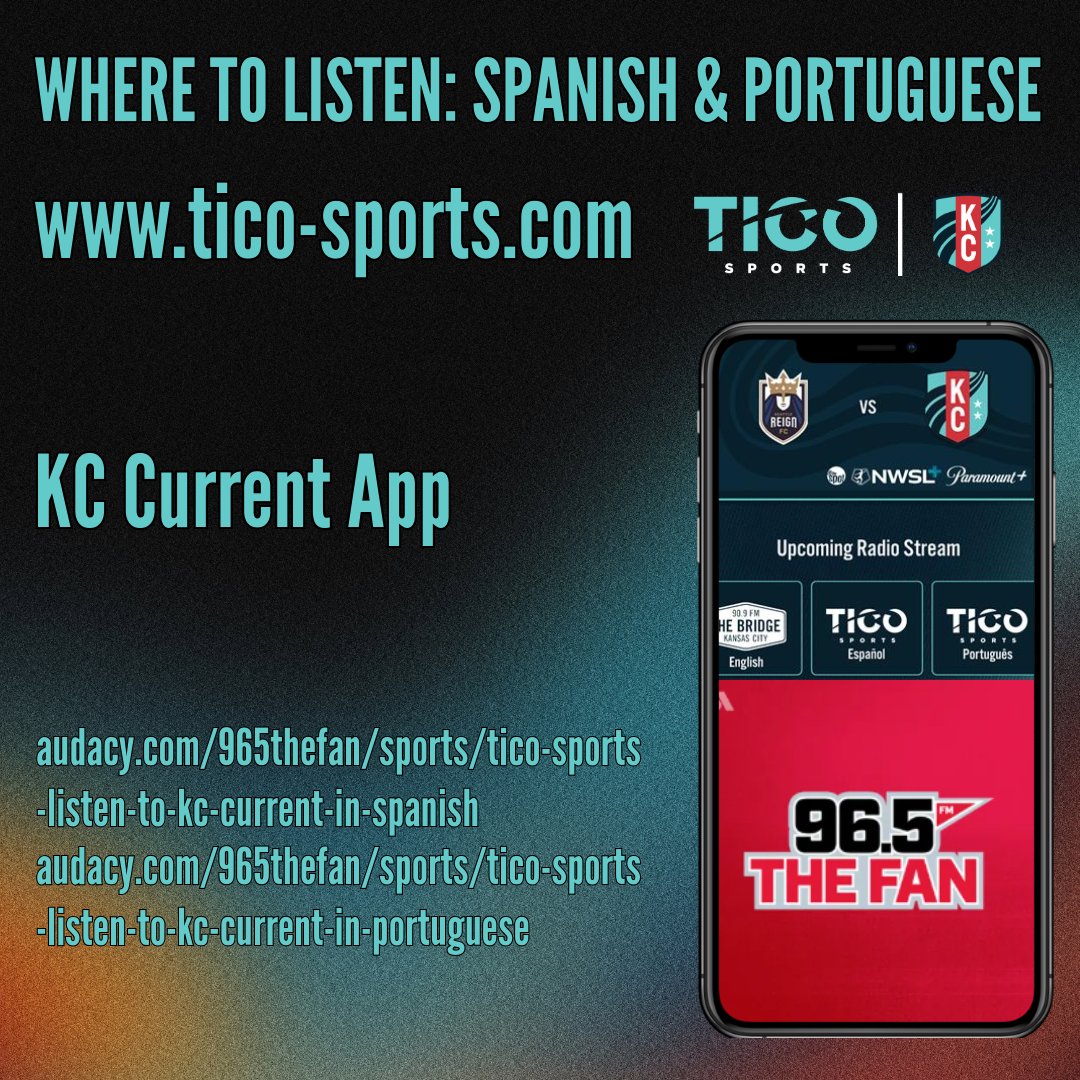 ¡DÍA DE JUEGO – DE VISITA!
🛫 KC Current 🆚 Chicago Stars
🕒 6:30 PM | 📅 5/24
🎧 Esucha en Tico Sports para la transmisión en español y portugués
