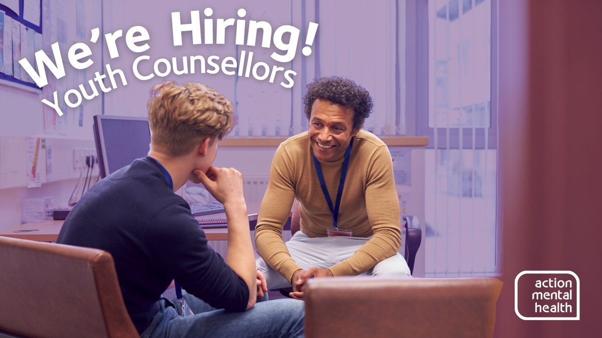 Applications are closing on Tuesday 27th May⏰ We are hiring for youth counsellors in Downpatrick, Lisburn, Belfast and Antrim and Newtownabbey! Join our post primary schools counselling team. Apply today- amh.current-vacancies.com/Careers/extern…