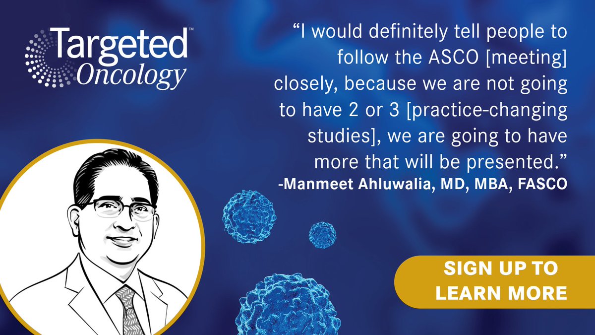 Targeted Oncology (@targetedonc) on Twitter photo The countdown to #ASCO25 is on!
Get ready for practice-changing breakthroughs in immunotherapy, targeted therapies, ADCs & more.
👉Read the preview: hubs.li/Q03n-vKy0
<a href="/BrainTumorDoc/">Manmeet Ahluwalia, MD, MBA, FASCO</a> <a href="/BaptistHealthSF/">Baptist Health</a> <a href="/cityofhope/">City of Hope</a> <a href="/MGHBreastOnc/">MGH Breast Oncology</a> <a href="/stolaney1/">Sara Tolaney</a> <a href="/DFCI_BreastOnc/">Dana-Farber’s Breast Oncology Center</a> <a href="/AHNtoday/">AHN</a> <a href="/alantanmd/">Alan Tan</a> The countdown to #ASCO25 is on!
Get ready for practice-changing breakthroughs in immunotherapy, targeted therapies, ADCs & more.
👉Read the preview: hubs.li/Q03n-vKy0
<a href="/BrainTumorDoc/">Manmeet Ahluwalia, MD, MBA, FASCO</a> <a href="/BaptistHealthSF/">Baptist Health</a> <a href="/cityofhope/">City of Hope</a> <a href="/MGHBreastOnc/">MGH Breast Oncology</a> <a href="/stolaney1/">Sara Tolaney</a> <a href="/DFCI_BreastOnc/">Dana-Farber’s Breast Oncology Center</a> <a href="/AHNtoday/">AHN</a> <a href="/alantanmd/">Alan Tan</a>
