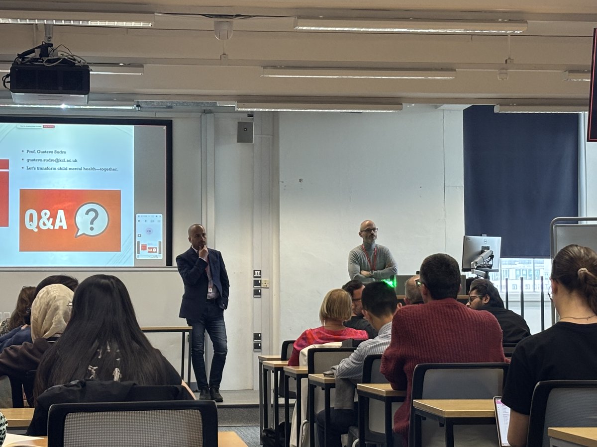 King's Maudsley Partnership (@kingsmaudsley) on Twitter photo At <a href="/aiatkings/">King's Institute for Artificial Intelligence</a>, Prof. Gustavo Sudre discussed how AI and brain imaging can personalize treatments and predict outcomes in youth mental health. This work will thrive at the new Pears Maudsley Centre. <a href="/KingsIoPPN/">Institute of Psychiatry, Psychology & Neuroscience</a> <a href="/MaudsleyNHS/">NHS Maudsley</a> <a href="/maudsleycharity/">Maudsley Charity</a> <a href="/KingsCollegeLon/">King's College London</a> At <a href="/aiatkings/">King's Institute for Artificial Intelligence</a>, Prof. Gustavo Sudre discussed how AI and brain imaging can personalize treatments and predict outcomes in youth mental health. This work will thrive at the new Pears Maudsley Centre. <a href="/KingsIoPPN/">Institute of Psychiatry, Psychology & Neuroscience</a> <a href="/MaudsleyNHS/">NHS Maudsley</a> <a href="/maudsleycharity/">Maudsley Charity</a> <a href="/KingsCollegeLon/">King's College London</a>