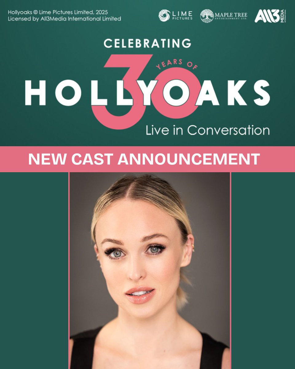 📣 It wouldn't be a show without a McQueen, Jorgie Porter is joining Hollyoaks: Live in Conversation!

Expect outrageous confessions, exclusive footage, and plenty of surprises. Jorgie is bringing drama, glamour, and the inside scoop.

Get tickets here: lwtheatres.co.uk/whats-on/holly…