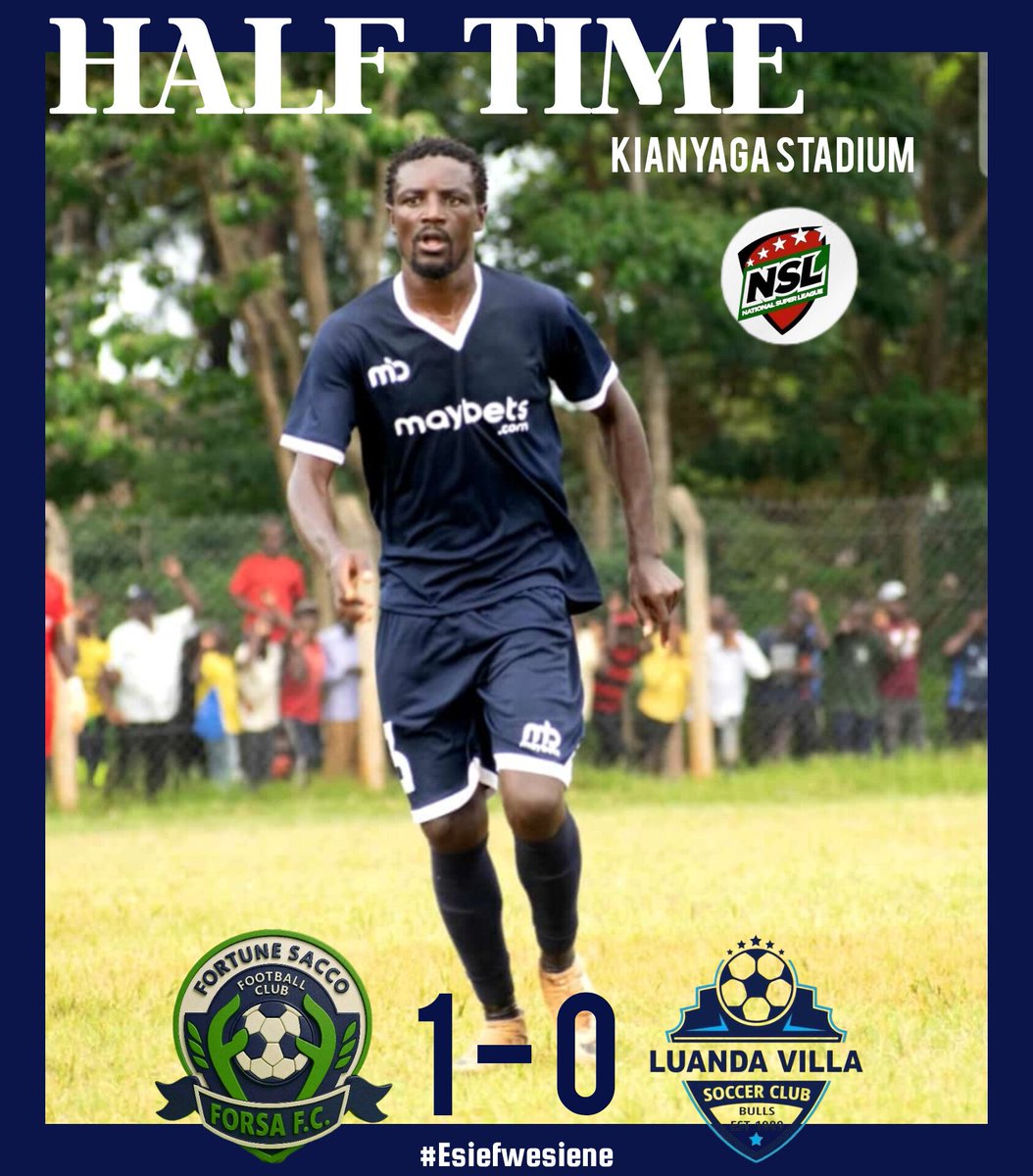 LuandaVilla254's tweet photo. Behind at the break.

#EsiefweSiene 
#TheVillageboys
#PamojaTwaweza 
#Villa@♥️
#VillaNi1 

We are the BULLS 🐂 https://t.co/l0wnGnxXZr