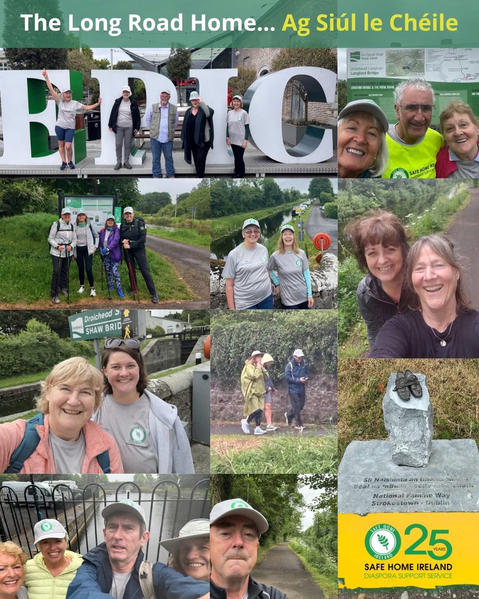 Safe Home Ireland (@safehomeireland) on Twitter photo No sunshine, but great company as we set off on The Long Road Home – Ag Siúl le Chéile for this year’s #NationalFamineWay walk!
Starting at <a href="/EPICMuseumCHQ/">EPIC The Irish Emigration Museum</a> , finishing tomorrow at <a href="/strokestownpark/">National Famine Museum | Strokestown Park</a> Park. Still time to register on Eventbrite.
#SafeHomeConnects No sunshine, but great company as we set off on The Long Road Home – Ag Siúl le Chéile for this year’s #NationalFamineWay walk!
Starting at <a href="/EPICMuseumCHQ/">EPIC The Irish Emigration Museum</a> , finishing tomorrow at <a href="/strokestownpark/">National Famine Museum | Strokestown Park</a> Park. Still time to register on Eventbrite.
#SafeHomeConnects