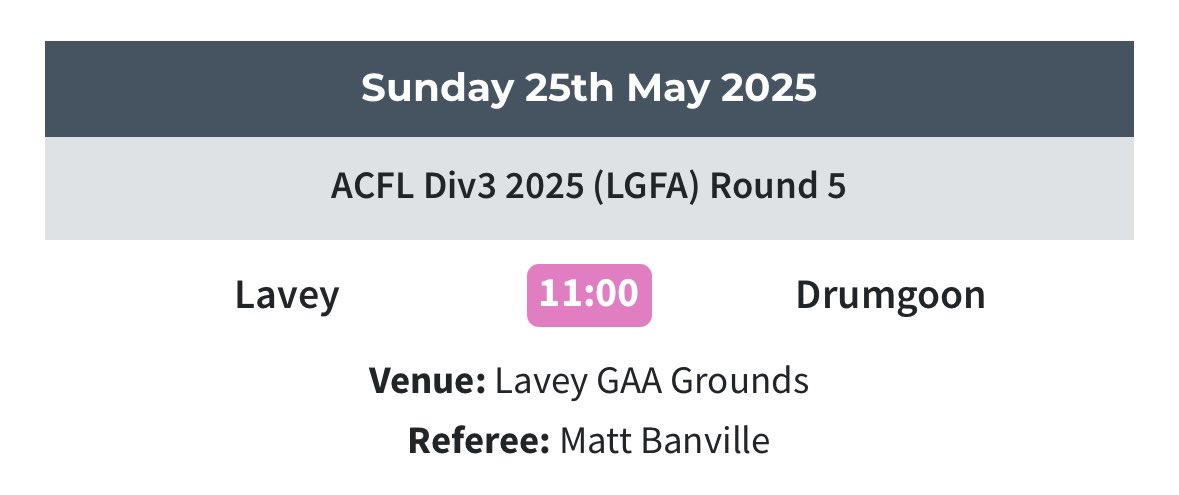 Lavey Ladies GFC (@laveyladiesgaa) on Twitter photo 