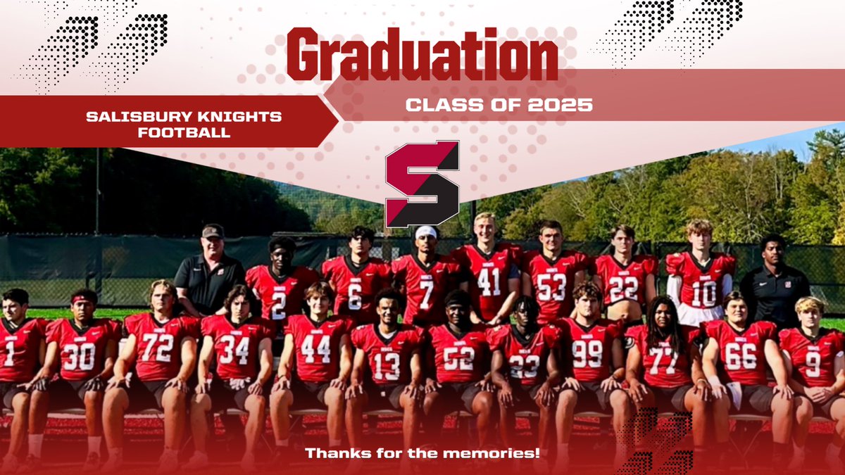 Salisbury School Football (@coach_phelps11) on Twitter photo It was a special day on the Hilltop as we celebrated the graduation of the Class of 2025. The Knights Football Family truly left their mark on the Salisbury community as athletes, students, leaders, and Salisbury Gentlemen. <a href="/SarumAthletics/">Salisbury Athletics</a> It was a special day on the Hilltop as we celebrated the graduation of the Class of 2025. The Knights Football Family truly left their mark on the Salisbury community as athletes, students, leaders, and Salisbury Gentlemen. <a href="/SarumAthletics/">Salisbury Athletics</a>
