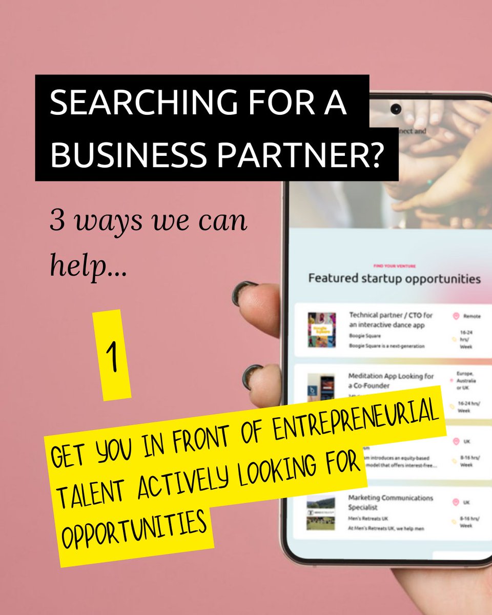 Sweqlink's tweet photo. ✨ Find the right talent. Build with sweat equity. Sign up at https://t.co/rMvv2Y1NLX https://t.co/g4g30o7bqh