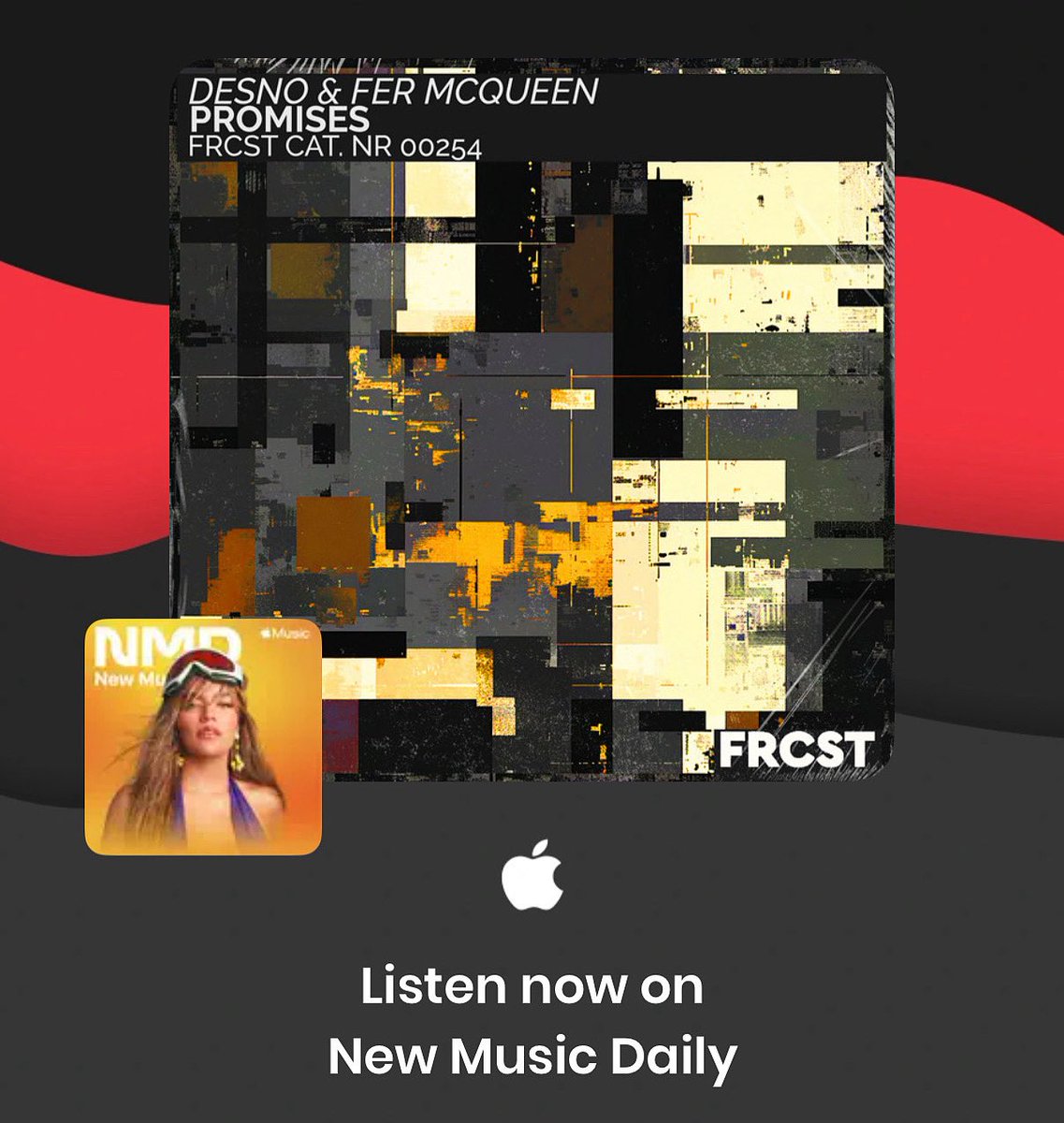 Thanks <a href="/AppleMusic/">Apple Music</a> for the support on <a href="/desnomusic/">Desno</a> &amp; <a href="/fermcqueenn/">FER MCQUEEN</a> - Promises 💣