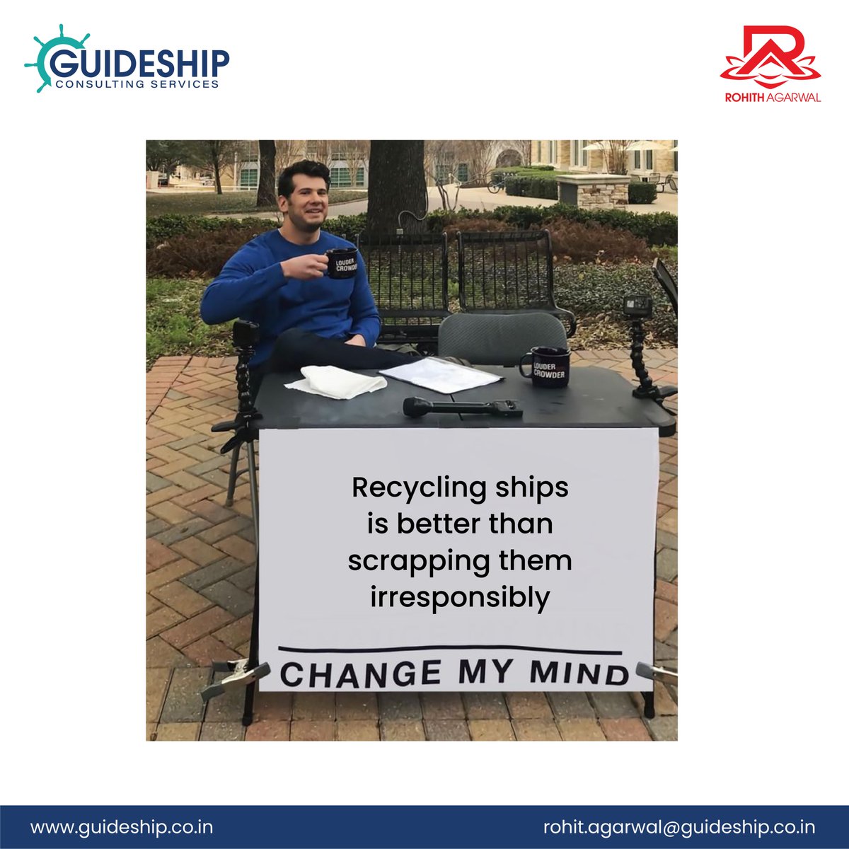 ♻️ Recycling ships > Irresponsible scrapping 

🛳 Don’t scrap the planet. Recycle smart.

Let’s talk sustainable ship end-of-life solutions.

#ShipRecycling #CircularEconomy #SustainableShipping #GreenMaritime #GuideshipSolutions #EcoFriendlyScrapping #MaritimeCompliance