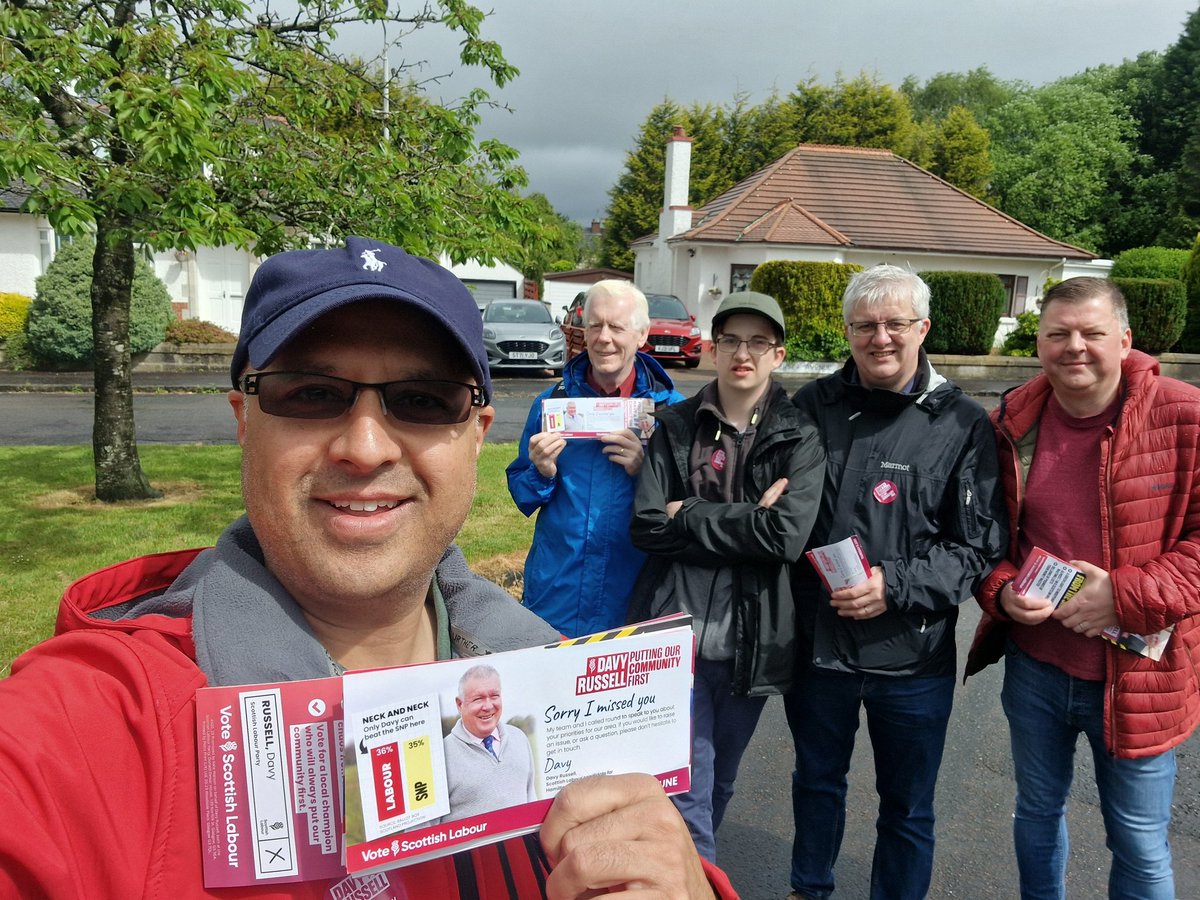 Saqib Ahmed (@_saqibahmed_) on Twitter photo Out on the doors in Hamilton, Larkhall & Stonehouse with <a href="/Labour_GCC/">Glasgow Labour Group</a>
Great response from voters for <a href="/DavyRussell4HLS/">Davy Russell MSP</a> and <a href="/ScottishLabour/">Scottish Labour</a>. There is a real appetite for change.
#VoteScotLab 🗳 for a fairer & better future.
#ScottishLabour Out on the doors in Hamilton, Larkhall & Stonehouse with <a href="/Labour_GCC/">Glasgow Labour Group</a>
Great response from voters for <a href="/DavyRussell4HLS/">Davy Russell MSP</a> and <a href="/ScottishLabour/">Scottish Labour</a>. There is a real appetite for change.
#VoteScotLab 🗳 for a fairer & better future.
#ScottishLabour