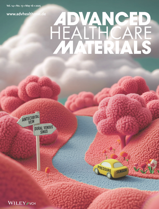 Yeo Research Group (@gt_hongyeo) on Twitter photo Excited to announce that our paper has been selected as a cover in Advanced Healthcare Materials <a href="/AdvPortfolio/">Advanced Portfolio News</a>; The cover illustrates the journey of the in-stent intracranial sensor from the antecubital vein to the dural venous sinus, emphasizing its minimally invasive approach๐ Excited to announce that our paper has been selected as a cover in Advanced Healthcare Materials <a href="/AdvPortfolio/">Advanced Portfolio News</a>; The cover illustrates the journey of the in-stent intracranial sensor from the antecubital vein to the dural venous sinus, emphasizing its minimally invasive approach๐