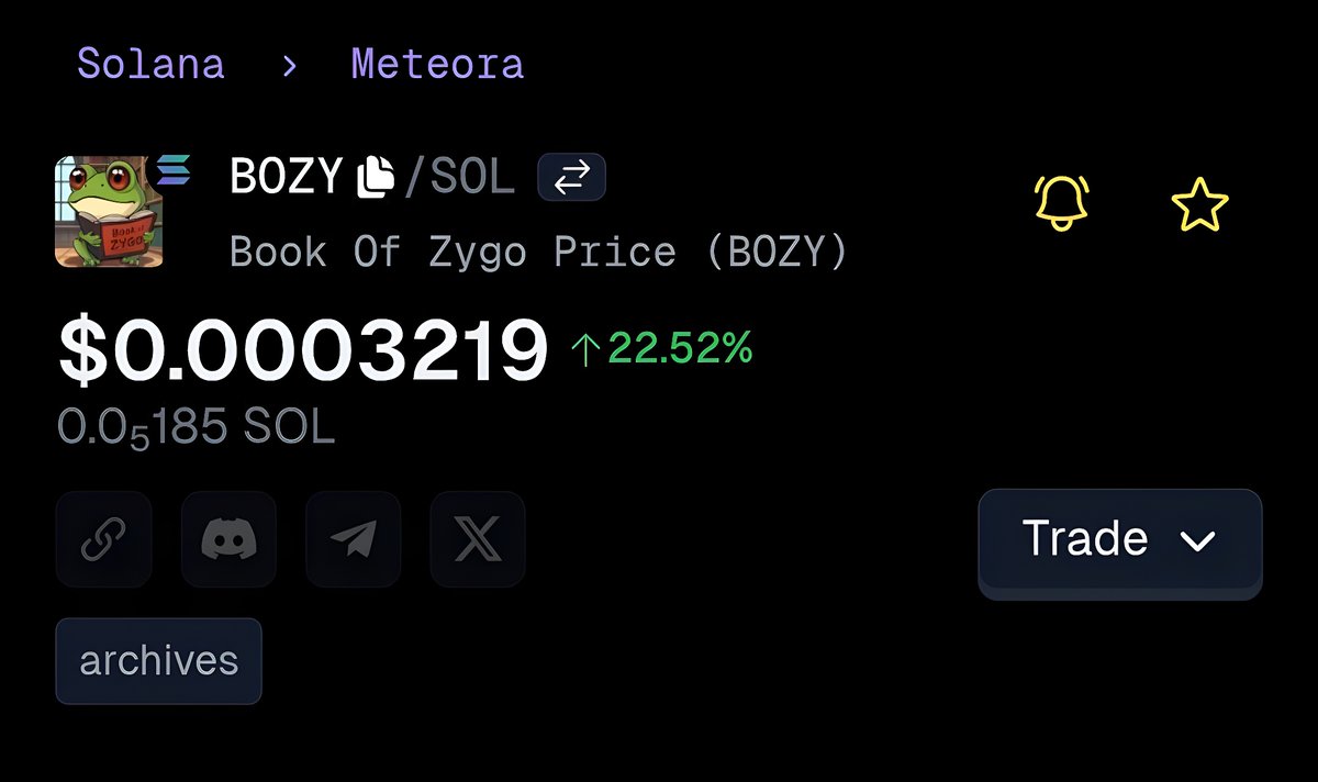 Airdrop Brother (@airdropbrotherx) on Twitter photo πͺ BookOfZygo #Airdrop
π Reward: $3 Worth $BOZY each for 250 Random Winner
π¨βπ¨βπ§βπ§ Referral: $250 Worth $BOZY for Top 30 Referral
π $BOZY Listed OnΒ GeckoTerminal,Β DEX Screener, Birdeye
π Airdrop Link: gleam.io/r3oQr/book-of-β¦
β End Date: 31th May, 2025
π¦ Distribution: Within πͺ BookOfZygo #Airdrop
π Reward: $3 Worth $BOZY each for 250 Random Winner
π¨βπ¨βπ§βπ§ Referral: $250 Worth $BOZY for Top 30 Referral
π $BOZY Listed OnΒ GeckoTerminal,Β DEX Screener, Birdeye
π Airdrop Link: gleam.io/r3oQr/book-of-β¦
β End Date: 31th May, 2025
π¦ Distribution: Within