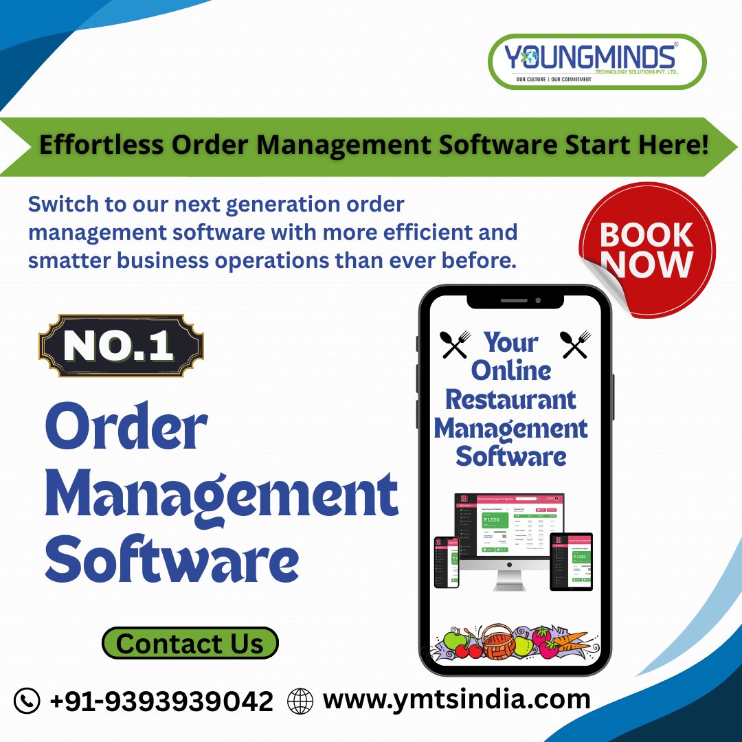 ymtsindia's tweet image. Still using spreadsheets to manage your orders? 😵‍💫
Youngminds has the perfect smart order management software to save your time and reduce errors! ✅📊
Say goodbye to chaos and hello to smooth, stress-free business operations. 🚀🧠
#Youngminds #OrderManagementSoftware #ymts