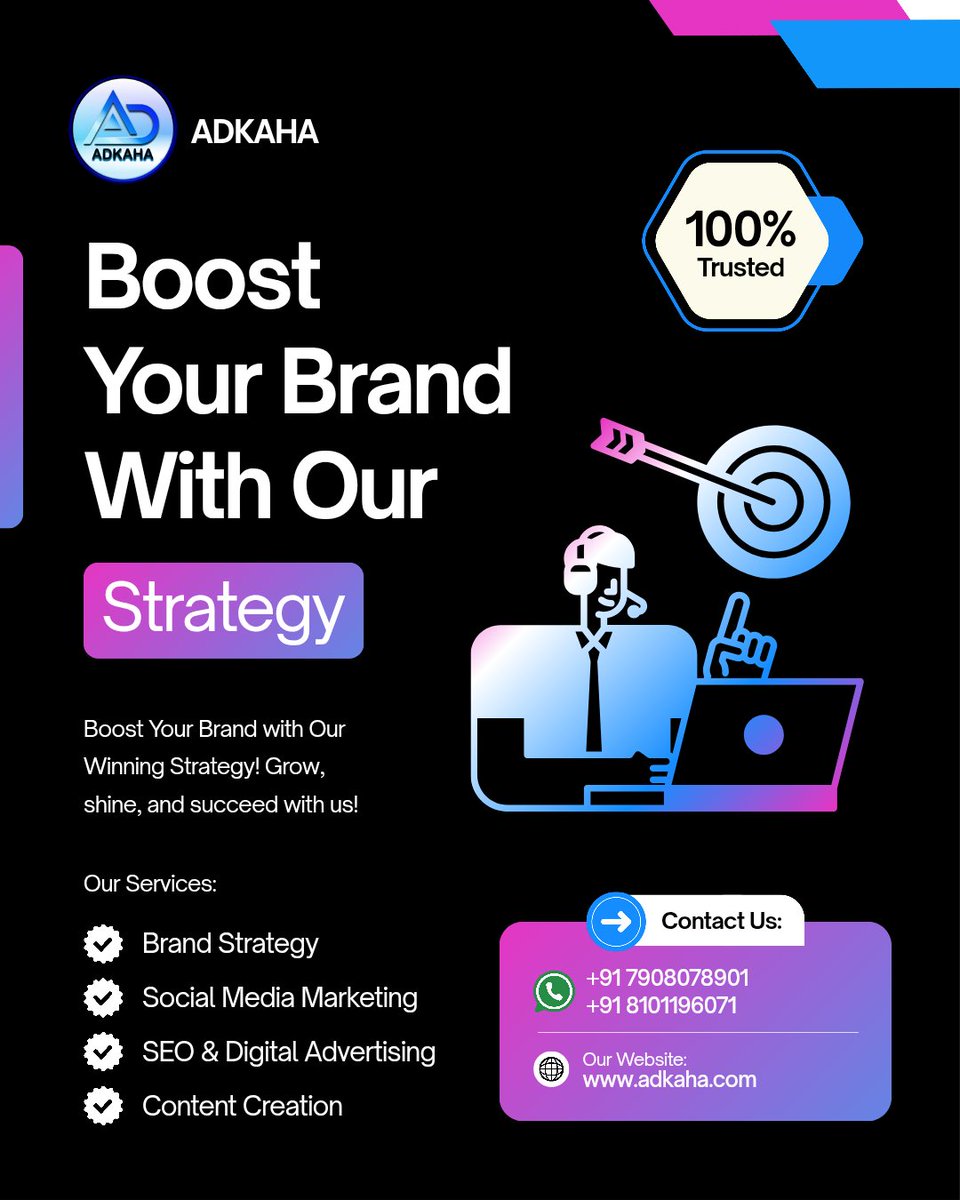 ADKAHA736's tweet photo. "Fuel your brand’s growth with Adkaha — where creativity meets conversion!
#AdkahaDigital #MarketingThatMatters #GrowWithAdkaha #DigitalSuccess #BrandBooster" https://t.co/MbMHEl5pq4