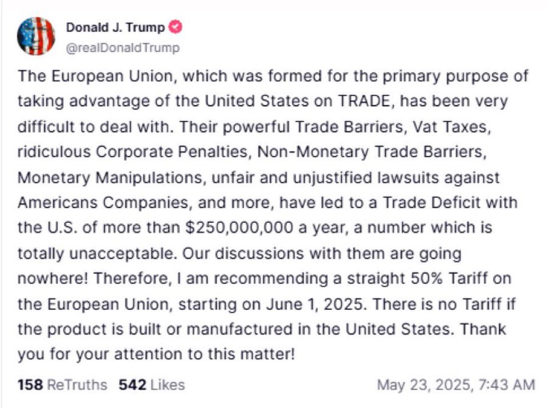 Trump wants to fire half the port workers on the east coast.