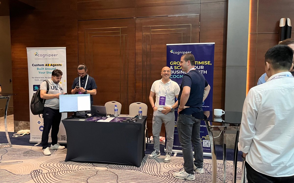 ✨ Altın sponsorlarımız Aynet ve Cognipeer’a destekleri için teşekkür ederiz!
İlham verici bir gün geçiriyoruz!

#dotnetkonf25
