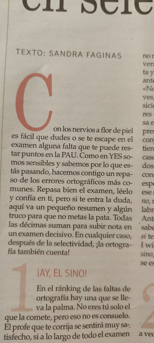 Que o alumnado poida redactar os seus exames en galego Faginas xa nin o considera...